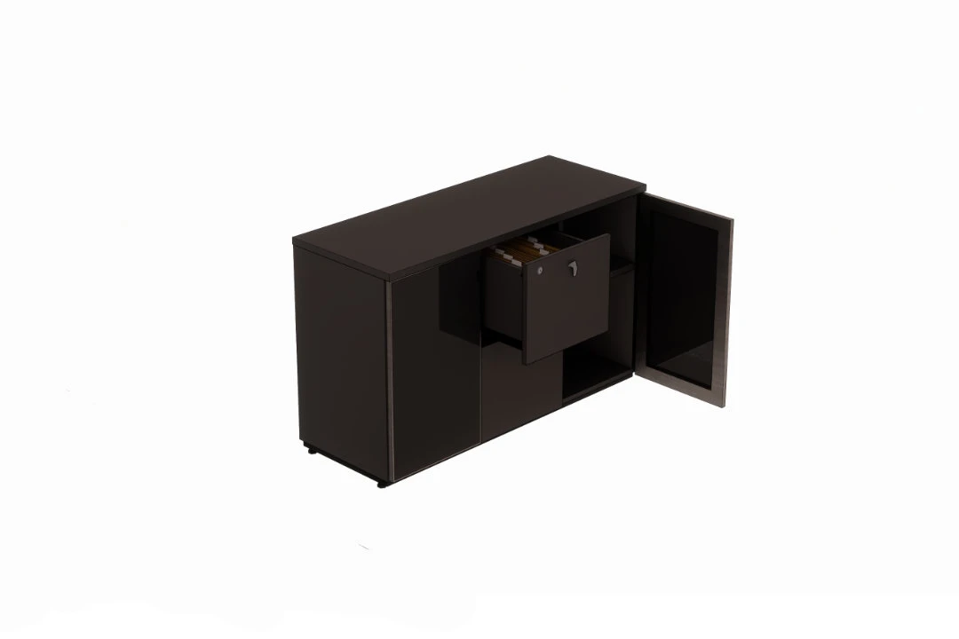 Armário de escritório baixo 1200L 2 portas e 2 gavetões  Versatile